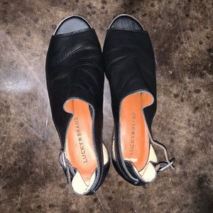 Lucky Brand leather booties